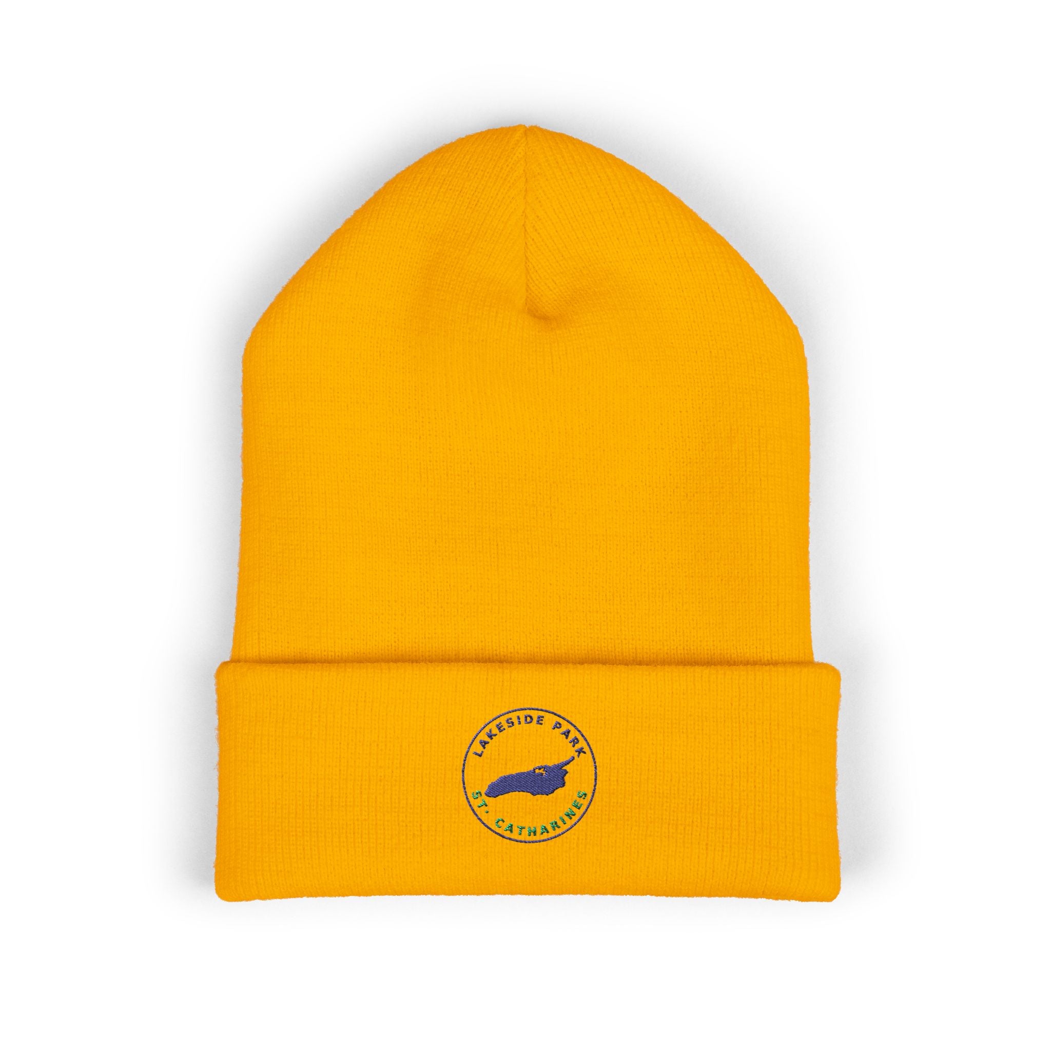 Lakeside Park - Whale Coast Embroidered Cuffed Beanie