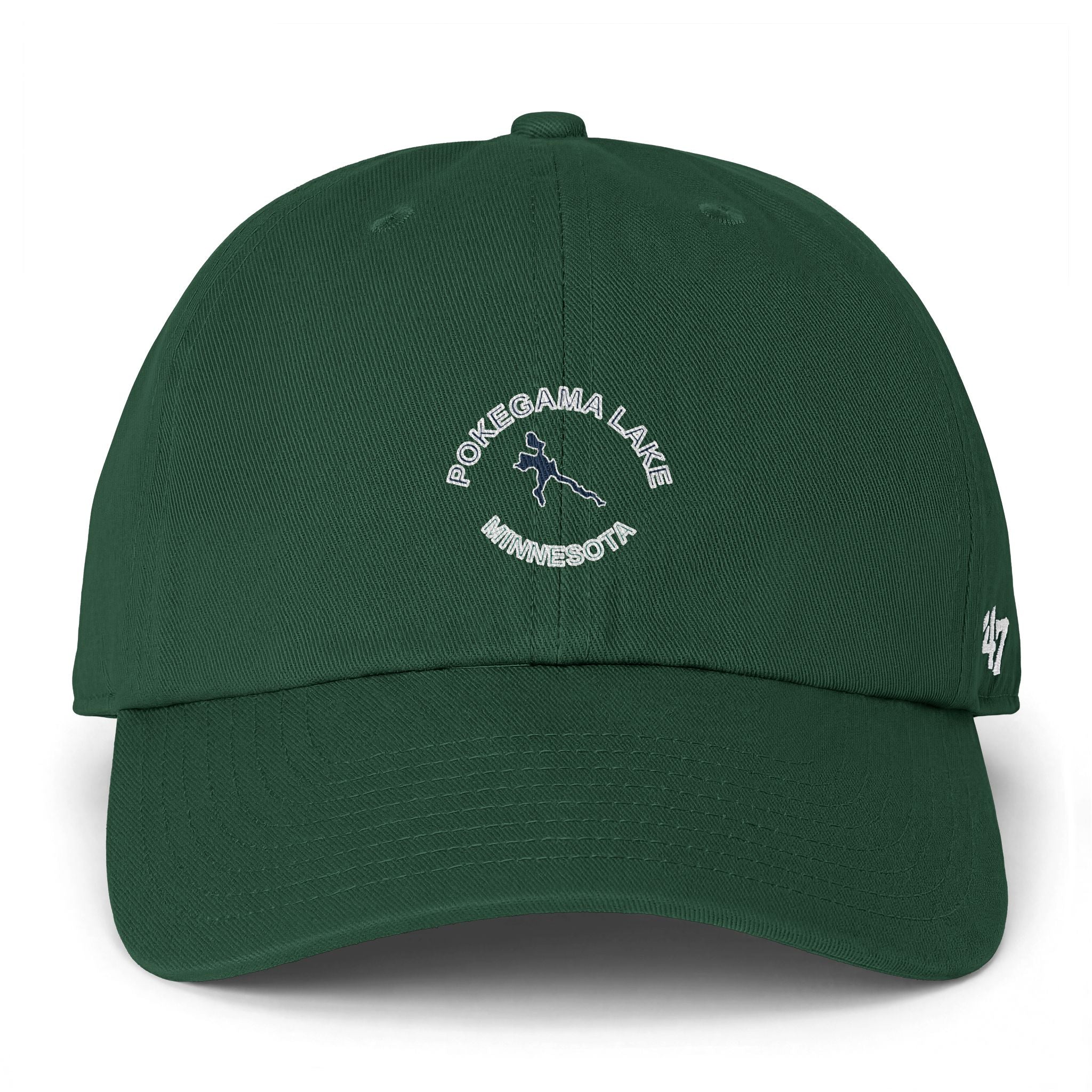 Pokegama Lake Sweatshirt Cap — Clean Up Cap Embroidered Baseball Hat