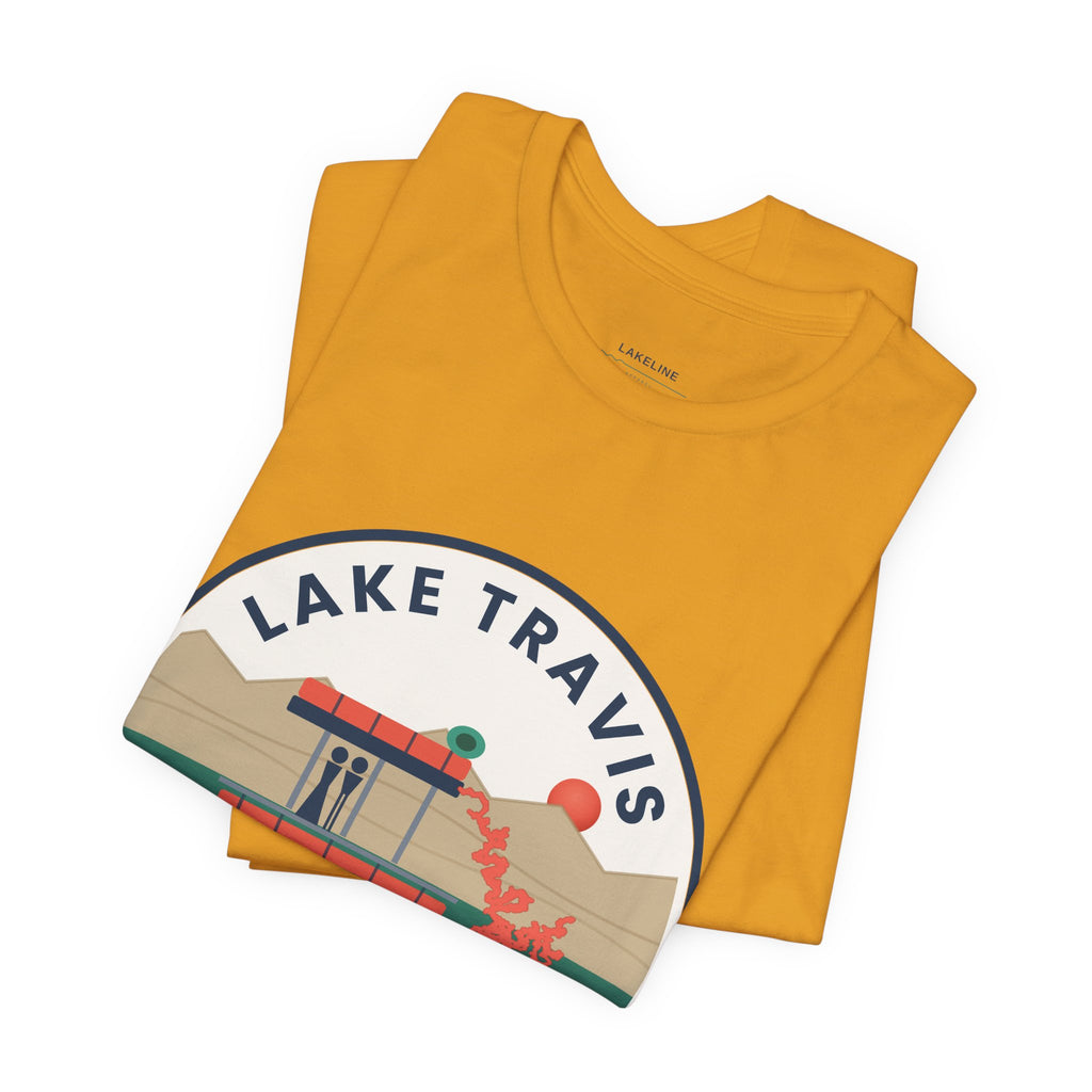 Lake Travis Tee — Devil’s Cove Texas Boat Graphic Shirt